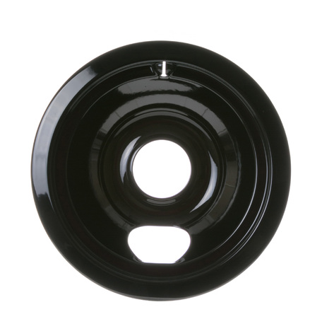 Photo 1 of WG02L01429 GE Stove Drip Bowl - 6 Black Porcelain