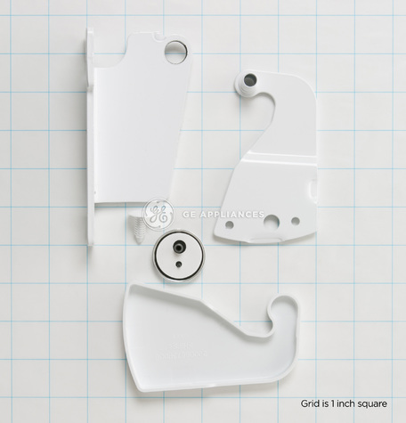 Photo 1 of WR01A00342 GE Refrigerator Kit Hinge Changeable White