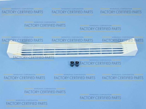Photo 1 of Whirlpool 12321807Q GRILLE ASSEMBLY, WHITE TOE