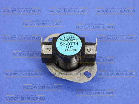Photo 1 of WP53-0771 Whirlpool Dryer High Limit Thermostat