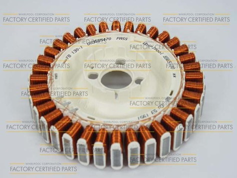 Photo 1 of WPW10419333 Whirlpool Washer Motor Stator Assembly