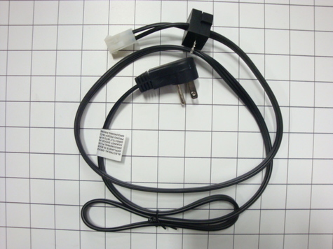 Photo 1 of Frigidaire 5304509199 CORD,ELECTRIC POWER,BLACK