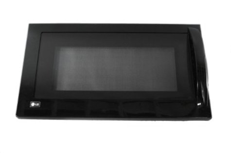Photo 1 of ADC49436905 LG Microwave Door Assembly, Black
