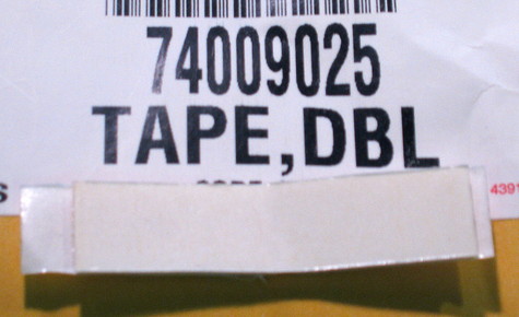 Photo 1 of Whirlpool WP74009025 TAPE- DBL