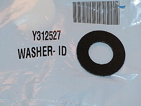 Photo 1 of WPY312527 Whirlpool Dryer Idler Pulley Shaft Washer