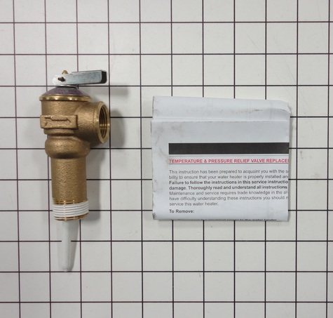 Photo 1 of 100265844 A.O. Smith Hot Water Heater T&P Valve - 2 1/4 RES, GSW