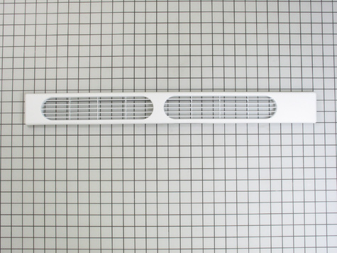 Photo 1 of Frigidaire 240368301 GRILLE, WHITE KICKPLATE