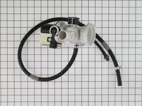 Photo 1 of DC96-01585C Samsung Washer Drain Pump Assembly