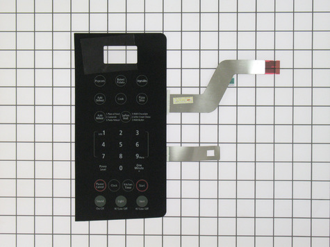 Photo 1 of DE34-00304H Samsung Microwave Membrane Touchpad Switch