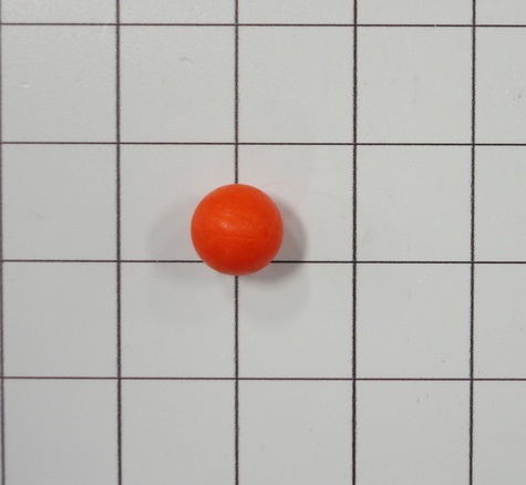 Photo 1 of WG04F04501 GE Dishwasher Filter Ball, Orange