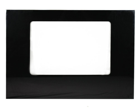 Photo 1 of WPW10118455 Whirlpool Stove Outer Door Glass - Black