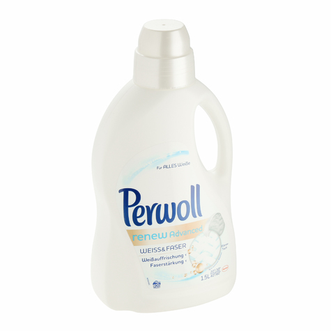 Photo 1 of Perwoll Intensive White 1.5L Bottle (20 Loads)