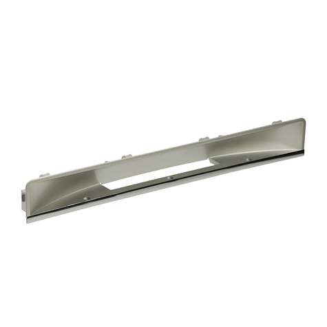 Photo 1 of 12012913 Bosch Dishwasher Pocket Door Handle - Silver