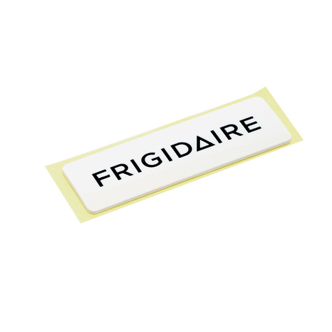 Photo 1 of Frigidaire 5304511144 NAMEPLATE,WHITE