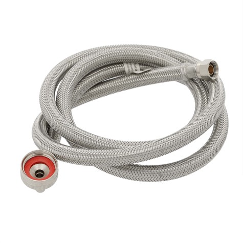 Photo 1 of 41042  5' Stainless Steel Dishwasher Hose, w / elbow  
