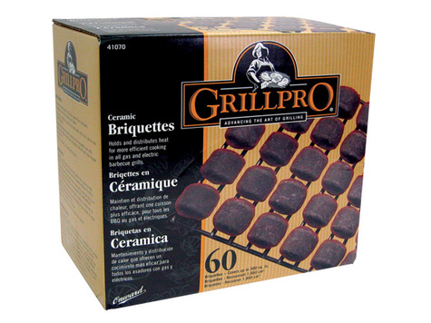 Photo 1 of 41070 GrillPro Ceramic Briquettes 60 Pieces 10.5LB Bag
