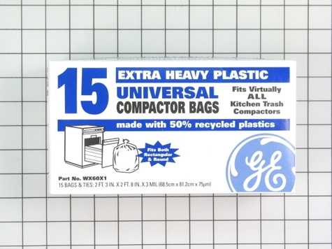 Photo 1 of WG01F01986 UNIVERSAL COMPACTOR BAGS 15P
