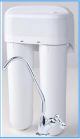 Photo 1 of Rainfresh QS2X Twist Dual Water Filtration System w/ Faucet