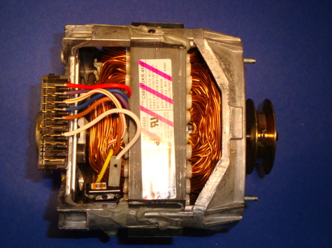 Photo 1 of Frigidaire 134159500 _MOTOR WITH PULLEY, 3/4HP