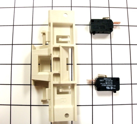 Photo 1 of Whirlpool 99002254 DOOR SWITCH AND BRACKET AS